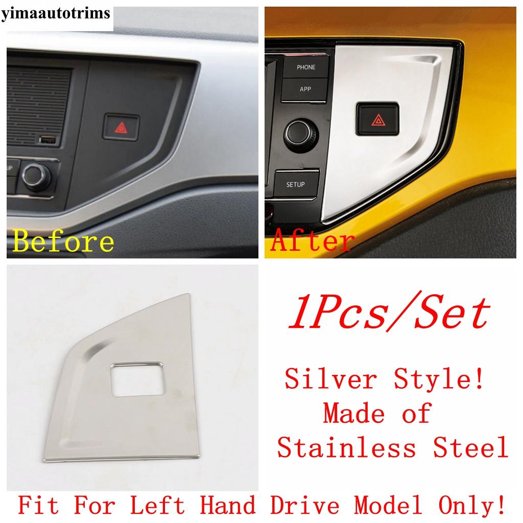 Head Lamp Button / Warning Light / Air AC Outlet Vent Cover Trim For VW Volkswagen Polo  -  Stainless Steel Accessories