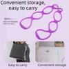 7 Ring Physical Stretch Resistance Band Portable Size Silicone Elastic Stretcher  Gym Exercise