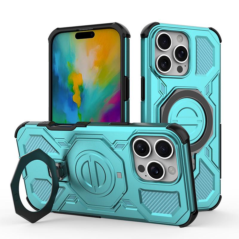 Magnetic Armor Case For iphone 17e Cases For iphone 17e 16e Air iphone 16 17 Pro Max Cover Magsafe Wireless Charging Phone Cover