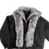 Mens Winter Thick Fleece Collar Cotton Coat Loose Casual Warm Stand Jacket