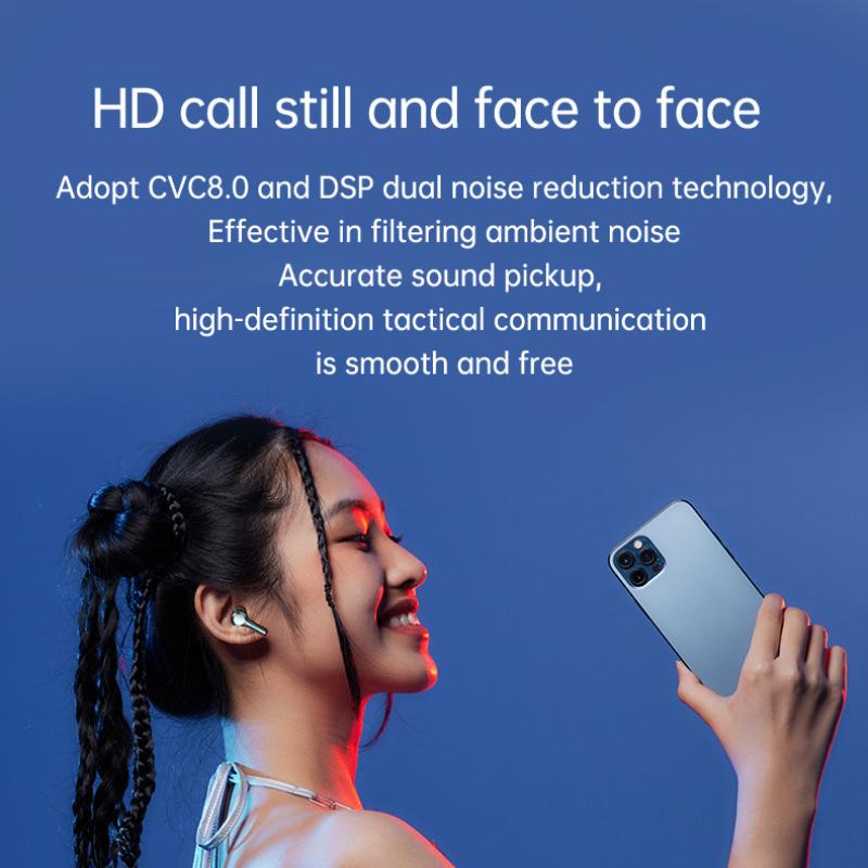 In-ear Noise-cancelling Low Latency Couple Wireless Bluetooth Headset 5.3