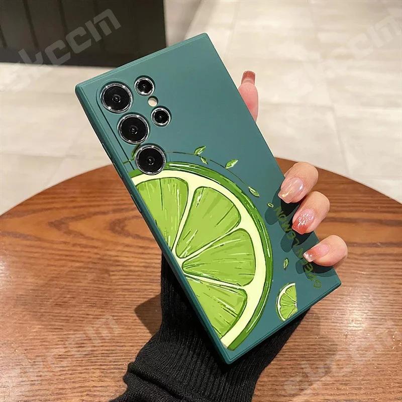

Fruit lemon Painting Phone Case For Samsung Galaxy S24 Ultra S23 Plus S22 S20 FE A55 A54 A73 A72 A71 A51 A50 A35 A15 Soft Cover A15 4G