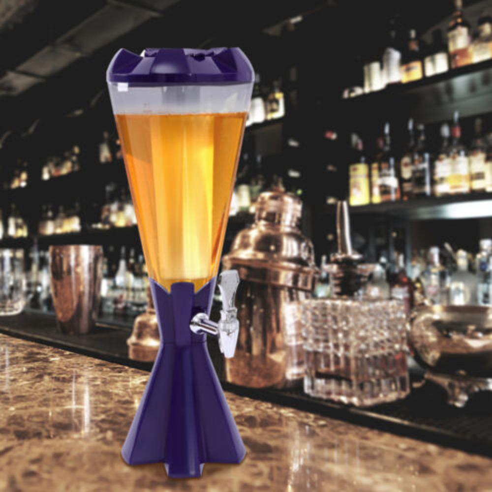 Bymaocar 3L/ 101oz Bira Kulesi Dispenser İçecek ve İçecek İçecek Dispenseri Bar Aletleri ve Aksesuarları Mutfak Bar Malzemeleri Güvenli Anahtar