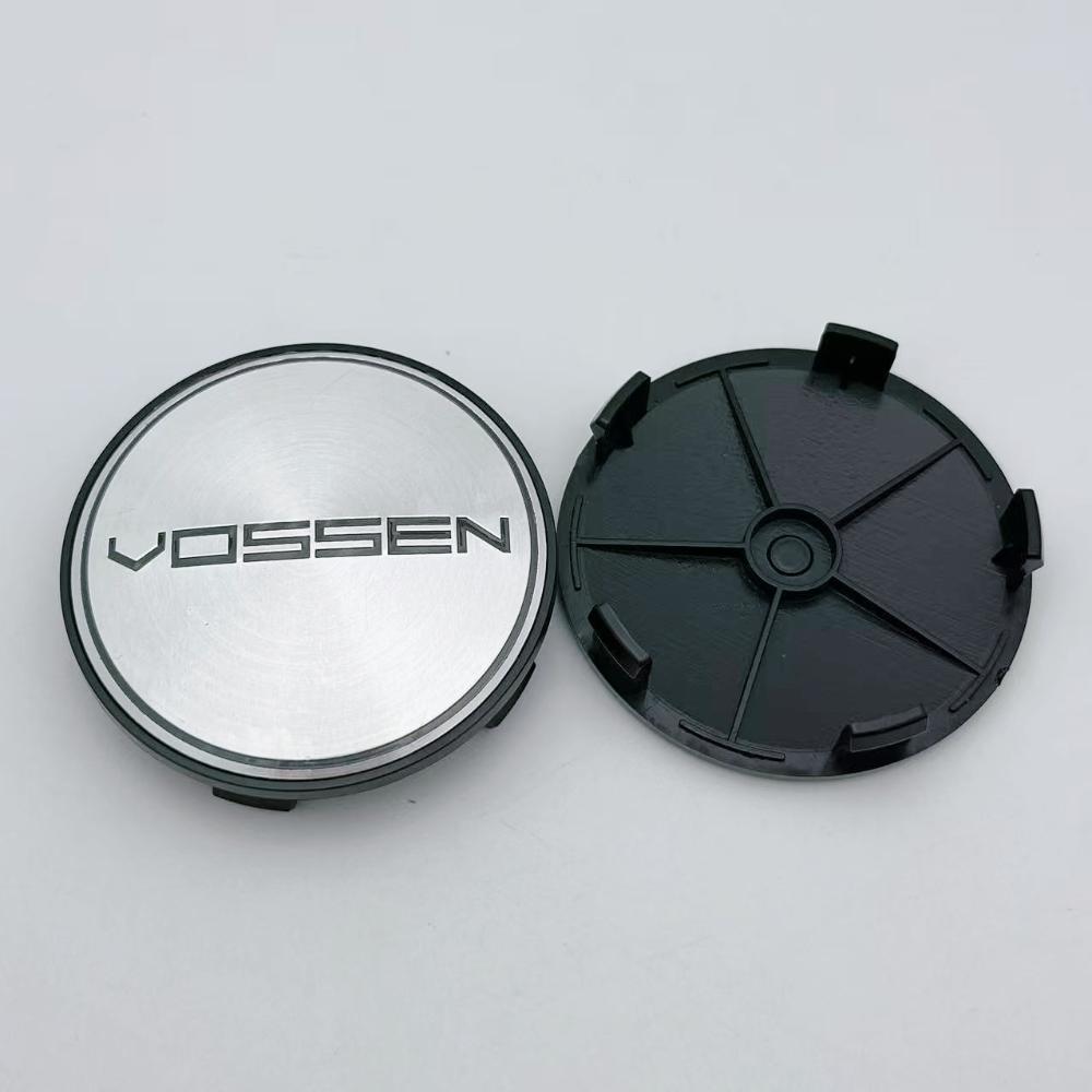 4pcs 68MM 63MM VOSSEN Logo Emblem Badge Car Wheel Center Caps Wheel Hubcap Hub Center Dust Cover Relpace Car Styling Accessories VOSSEN Badge&4pcs Wheel Cap