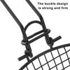 Perforated Steel Carbonl Grill Basket Foldable Grilled Vegetable Net Barbecue Pan  Camping Cooking