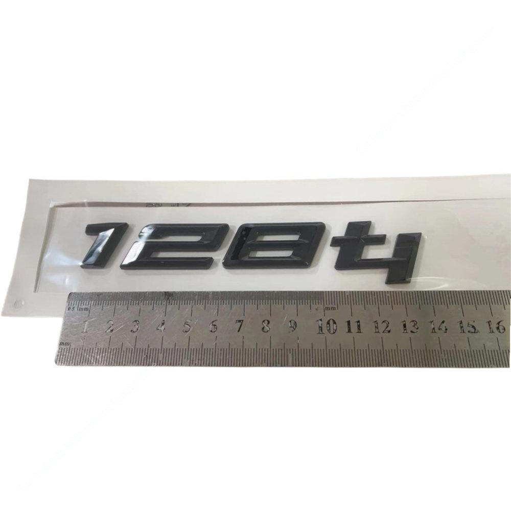 3d Car Letters For  F40 116i 116d 118d 118i 120i 120d 128ti Gloss Black Lettering Emblem Logo Badge Sticker Trunk Accessories