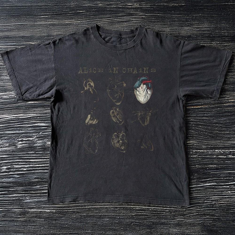 

HOT Alice In Chains Black Gives Way To Blue Black Cotton Tshirt Unisex T-Shirt S