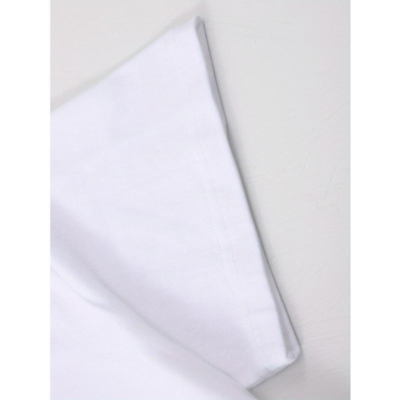 European sizes Men's round neck short sleeved T-shirt with letter pattern printing, simple and fashionable T-shir