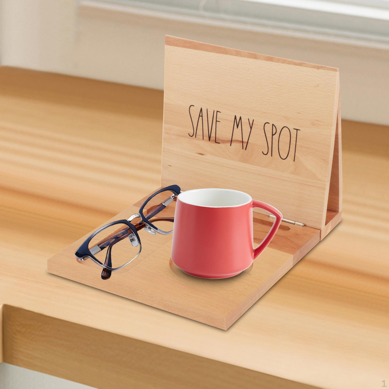 

Triangle Book Holder Mini Rest Simple Table Centerpiece Decor Reading Valet Books Organizer for