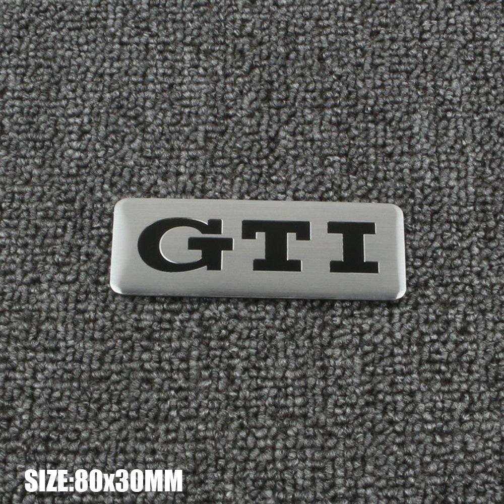 RUNTB1 1Pc 3D Metal Stickers Car Body Trunk Decal For VW Golf GTI Tiguan Jetta Transporter Passat T5 Polo Touran Scirocco Arteon T-ROC