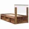 Bed Frame Made of Reclaimed Wood 75 x 190 cm Solid Pine Wood