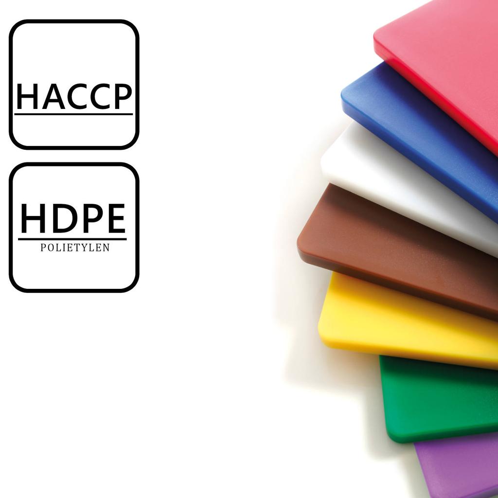 Haccp Cutting Board for Meat and Cold Cuts 600x400mm Brown - Hendi 825648