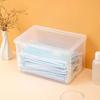 1pc Transparent Plastic Desktop Storage Box, for Storing Miscellaneous Items Such As Chargers, Remote Controls, Masks, Etc
