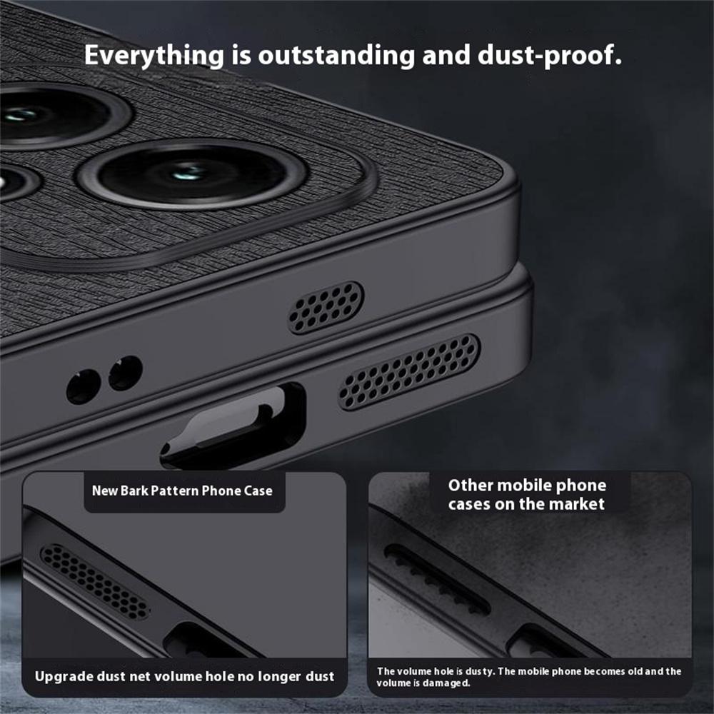 For Honor 400 5G (Global) Case Wood Texture PU Leather Coated PC TPU Phone Cover