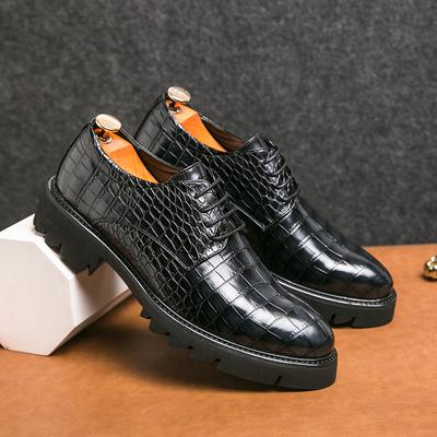 Spring New Designer Mens Dress Shoes Pointed-toe Wedding Party Shoes High Quality Patent Leather Men's Office Shoes 38-46