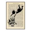 Banksy Balloon Girl Graffiti Poster Disappearing Five Rings Mural Retro Decorative Paintings Wall Art Prints Modern Home Decor