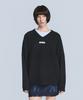 TEN PAST SEVEN Basic Label Knit - Black