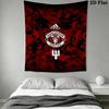 Manchester United Wandteppich Ästhetischer Wandbehang Gedruckter Stoffdecke Dekorative Wandteppiche für Schlafzimmer Wohnzimmer Heimdekoration