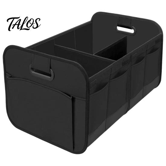 Car Trunk Organizer Organizer, Partitioned Compartments Design, Durable Waterproof Camping Gear Storage Oxford Cargo Container for Vehicle And