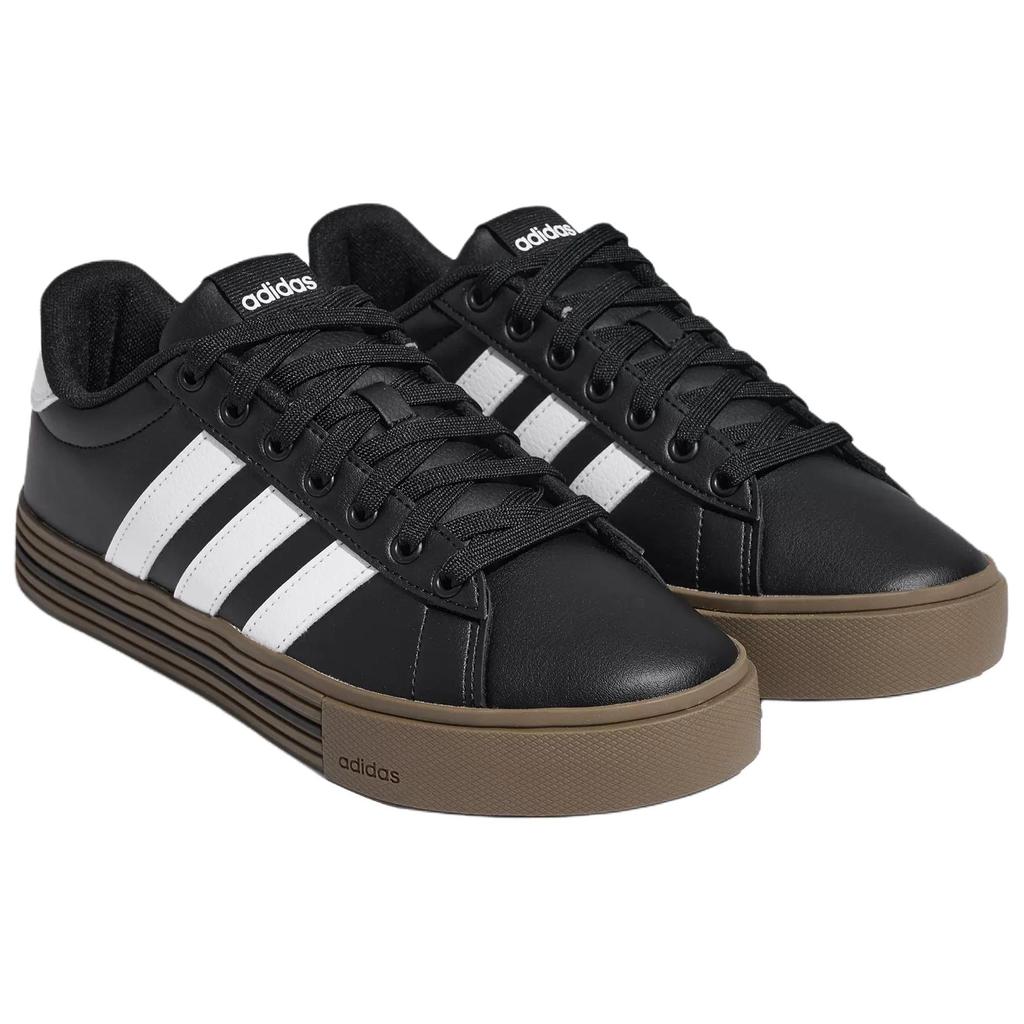 Adidas Daily 4.0 Slip Resistant Abrasion Resistant Low top Skateboard Shoes Unisex Black KH8001