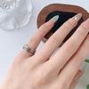 925 Sterling Silver Entangle Rings For Women Adjustable Ring Birthday Gift Jewelry Ladies Accessories Prevent Allergy