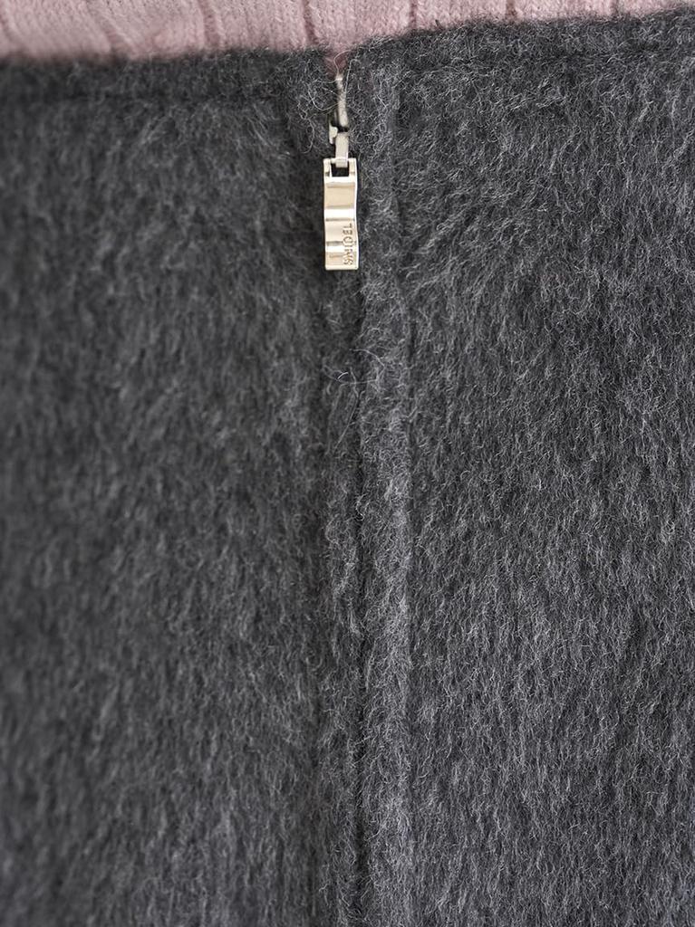 Snidel Shaggy Box Mini Skirt SWFS245119GRY0