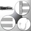 Electric Heated Towel Rack Smart Temperature Control Warming for Shower Black