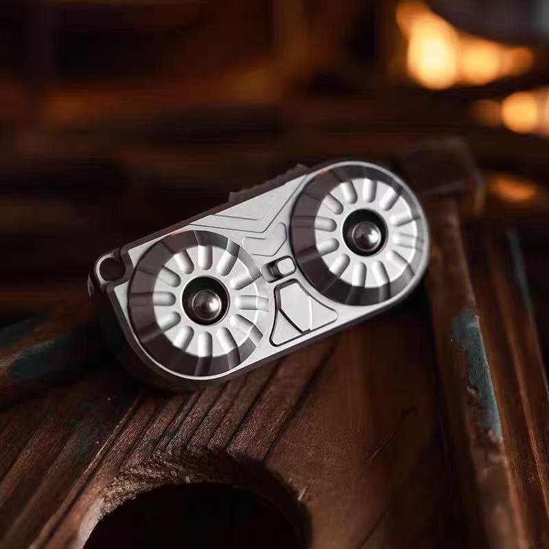 Owl EDC Magnetic Push Slider Stainless Steel Fidget Slider Toy Office Desk Toys ADHD Anxiety Stress Toys For Adult Gift