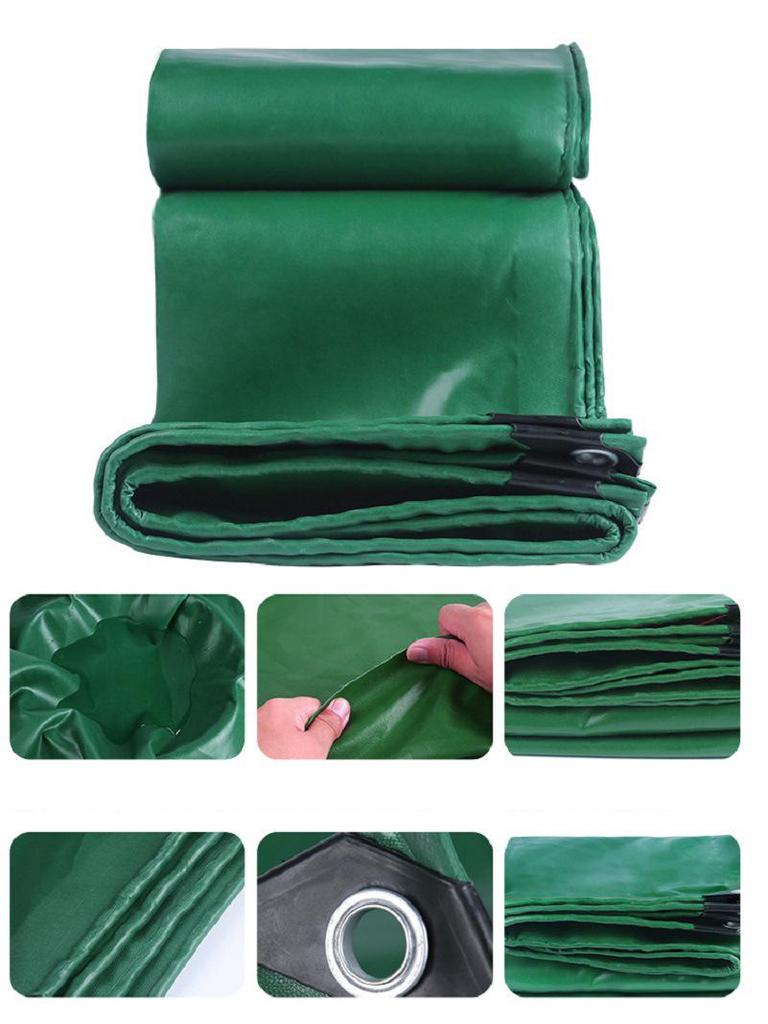 Flame-Retardant PVC Coated Waterproof Tarpaulin: Scratch-Resistant Pool Cover & Sunshade for Fish Ponds