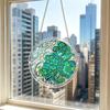 Acrylic Jigsaw Puzzle Suncatcher 83 Pcs DIY Puzzles Craft Kit for Adults Colorful Window Hanging Ornament for Women Men Home Garden Decor
