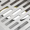 L-Shaped Side Drain Right Angle Design Side Floor Drain Durable Corner Floor Drain  Shower Area