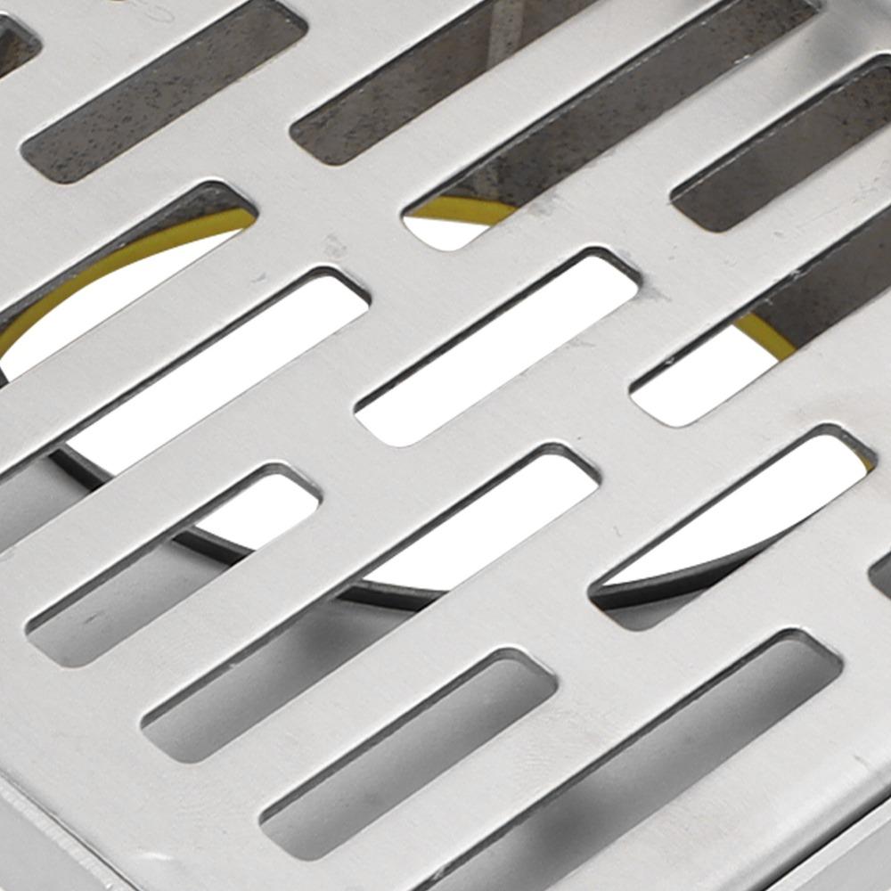 L-Shaped Side Drain Right Angle Design Side Floor Drain Durable Corner Floor Drain Shower Area