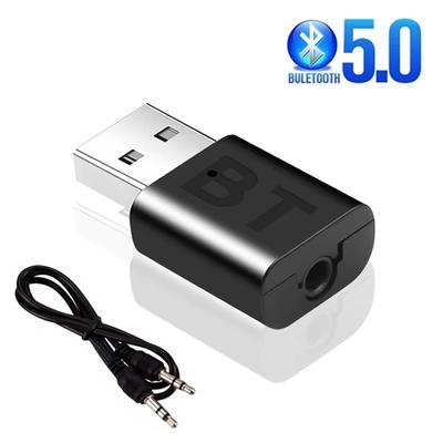 Bluetooth 5.0 Audio Receiver Wireless Bluetooth Adapter 3.5MM 3.5 Jack AUX Auto Stereo Music USB Dongle for TV Speaker Headphone