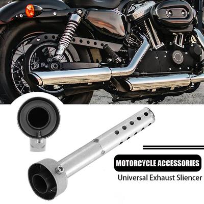 Motorcycle Angled Exhaust Muffler Baffle Bend DB Killer Silencer Accessories New