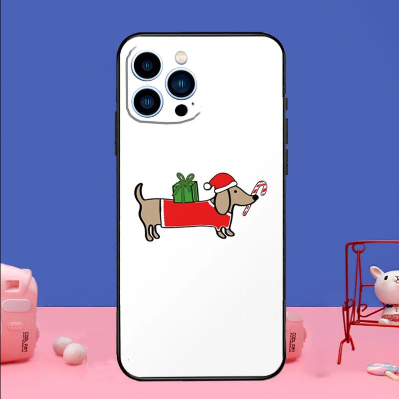 Dachshund Silhouette Dog Phone Case For iPhone 17 Air 16 15 14 11 12 13 Pro Max 13 mini 15 16 Plus 16e Bumper Cover