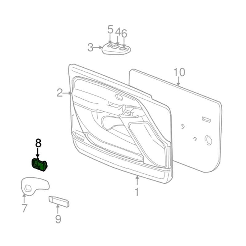 Kompatibler Türschalter für 1999-2007 GMC/Chevrolet Silverado (Teil Nr. 15172121)
