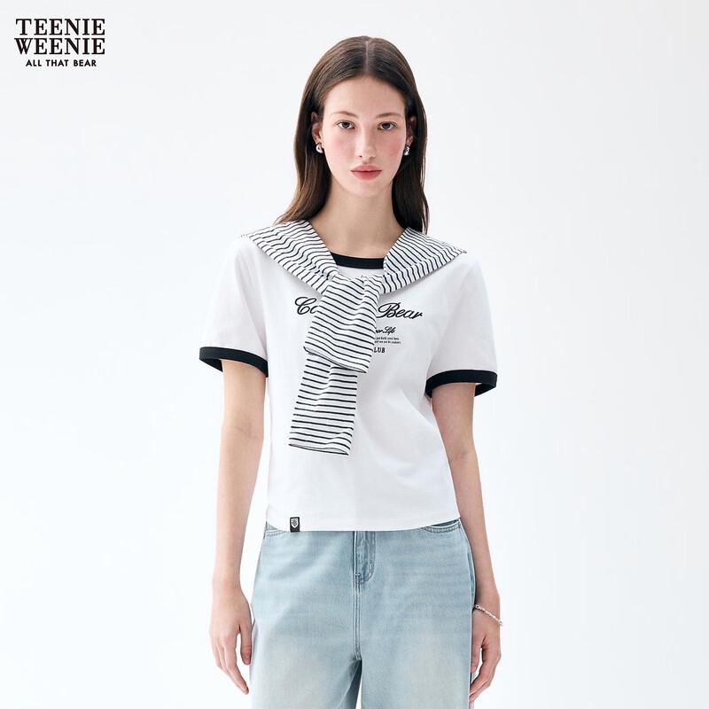 Teenie Weenie Little Bear Letter Women s T-shirt S