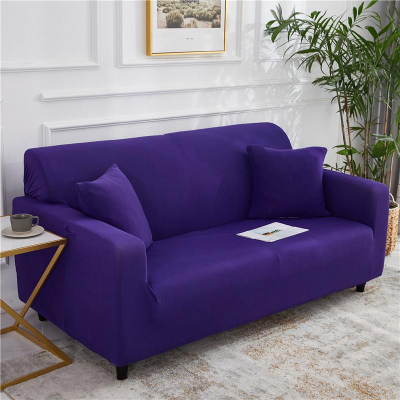 Elastic Solid Color Sofa Covers for Living Room Spandex All-inclusive Couch Cover Sectional Sofa Cover Stretch Furniture Protect