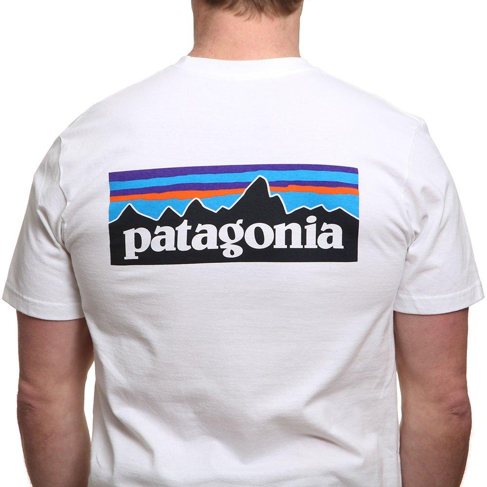 Patagonia Logo Short Sleeve 39174 L M's P-6 Responsibili-Tee Men's T-Shirt (WHI)
