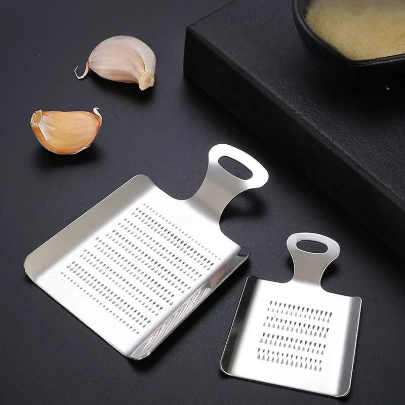 1pcs Ginger Garlic Wasabi Grater Crusher Press Device Chopper Cutter S Peeler Kitchen Tools Stainless Steel Kitchen Items