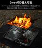 MOON LENCE Folding Stainless Steel Barbecue Pit for Compact and Perfect for Outdoor Includes Storage A101 Stove/Bonfire 2-4 People, Lightweight,