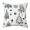 Christmas Tree Christmas Chenille Pillowcase INS Style Cushion Cover Throw Pillowcover  Sofa/Bed