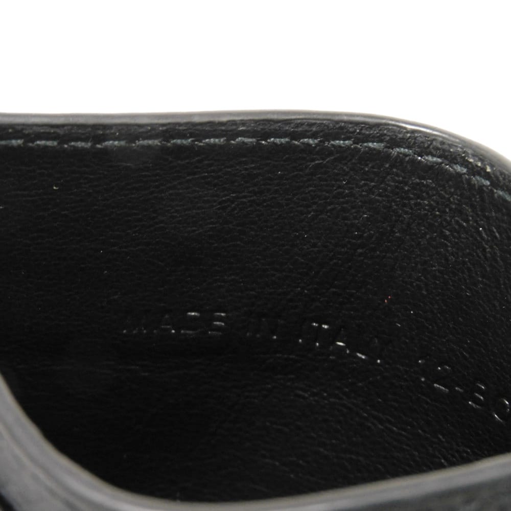Used 10656 CD Icon Card Holder 2ESCH135CDI_H00N 7946 Current Icon Signature Grain Calfskin Pass Case/Business Card Logo