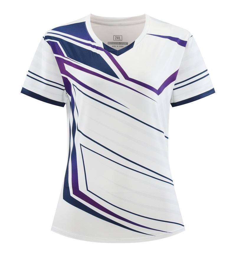 Women's Short Sleeve Sports Set: Badminton, Volleyball, Table Tennis Training Jersey