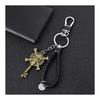[Morydovs] 3D Alloy Keychain for One Piece Devil Fruit Straw Hat Skull Bag Charm Character Metal Alloy Popular Anime Goods Decoration Gift Collection