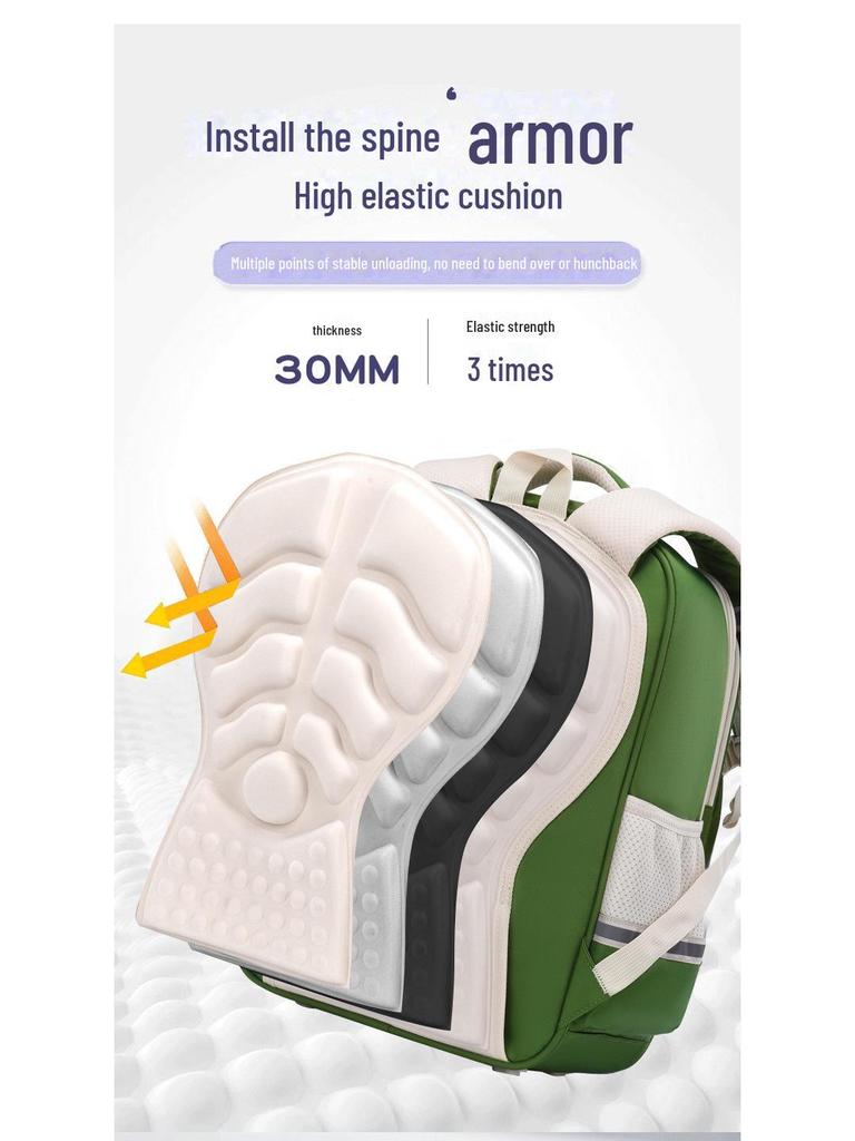 Cloud Schoolbag: Large Capacity, Lightweight Backpack for Grade 1-6 Boys & Girls