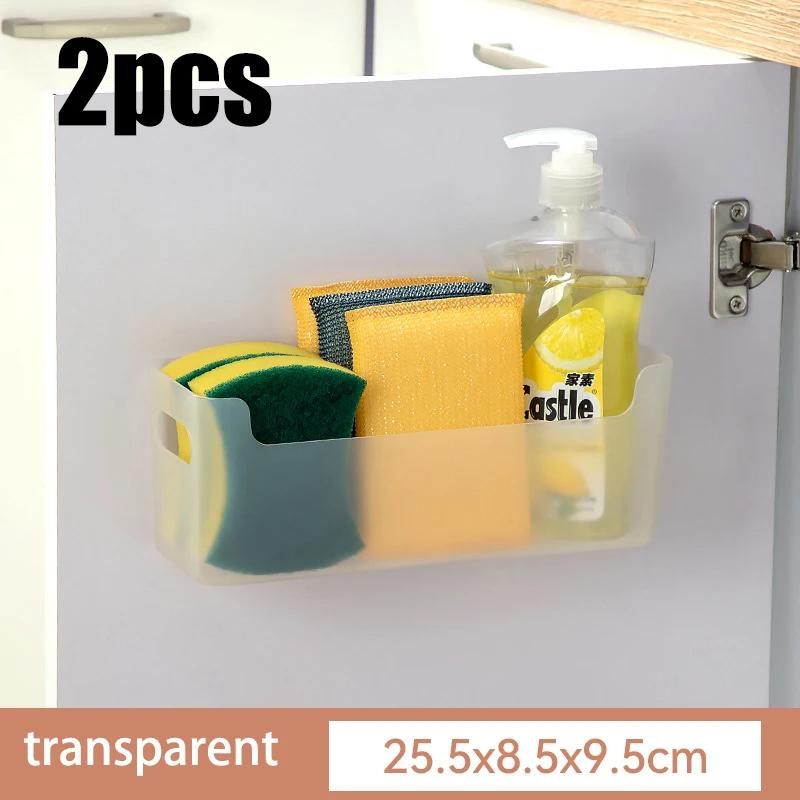Kitchen Wall Mounted Cabinet Door Preservation Film Preservation Bag Storage Rack