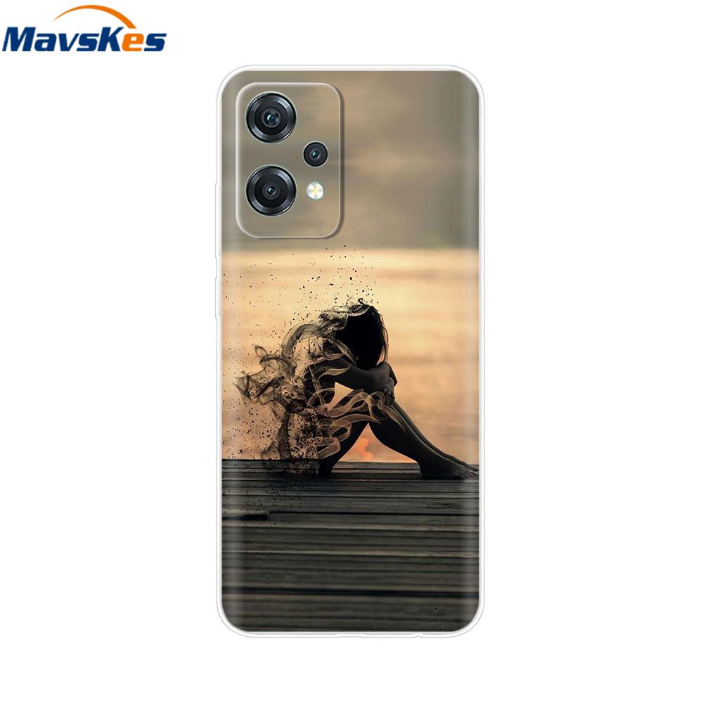 For OnePlus Nord CE 2 Lite 5G Case Cover for OnePlus Nord 2T Marble Transparent Soft Clear Silicone Phone Cases Funda Bumper