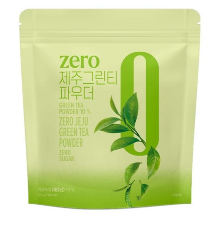 NatureTea ZERO Jeju Green Tea Powder 500g – Sugar-Free Healthy Beverage Ingredient