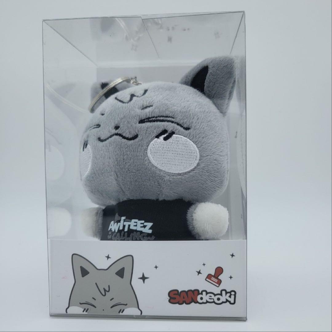

[USED] ATEEZ ANITEEZ POPUP Sun Plush Keyring with Trading Card